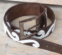 handmade belt from Kenya