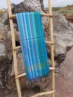 soft kikoy hamamdoek aqua streep