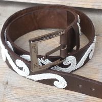 handmade belt from Kenya