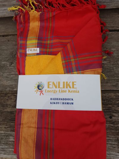 handdoek kenya rood