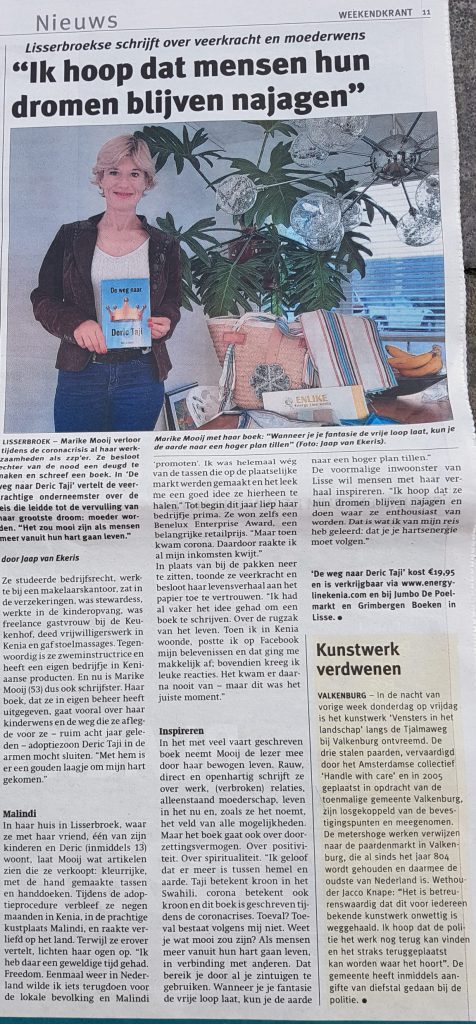 bestseller 2021 publiciteit krant