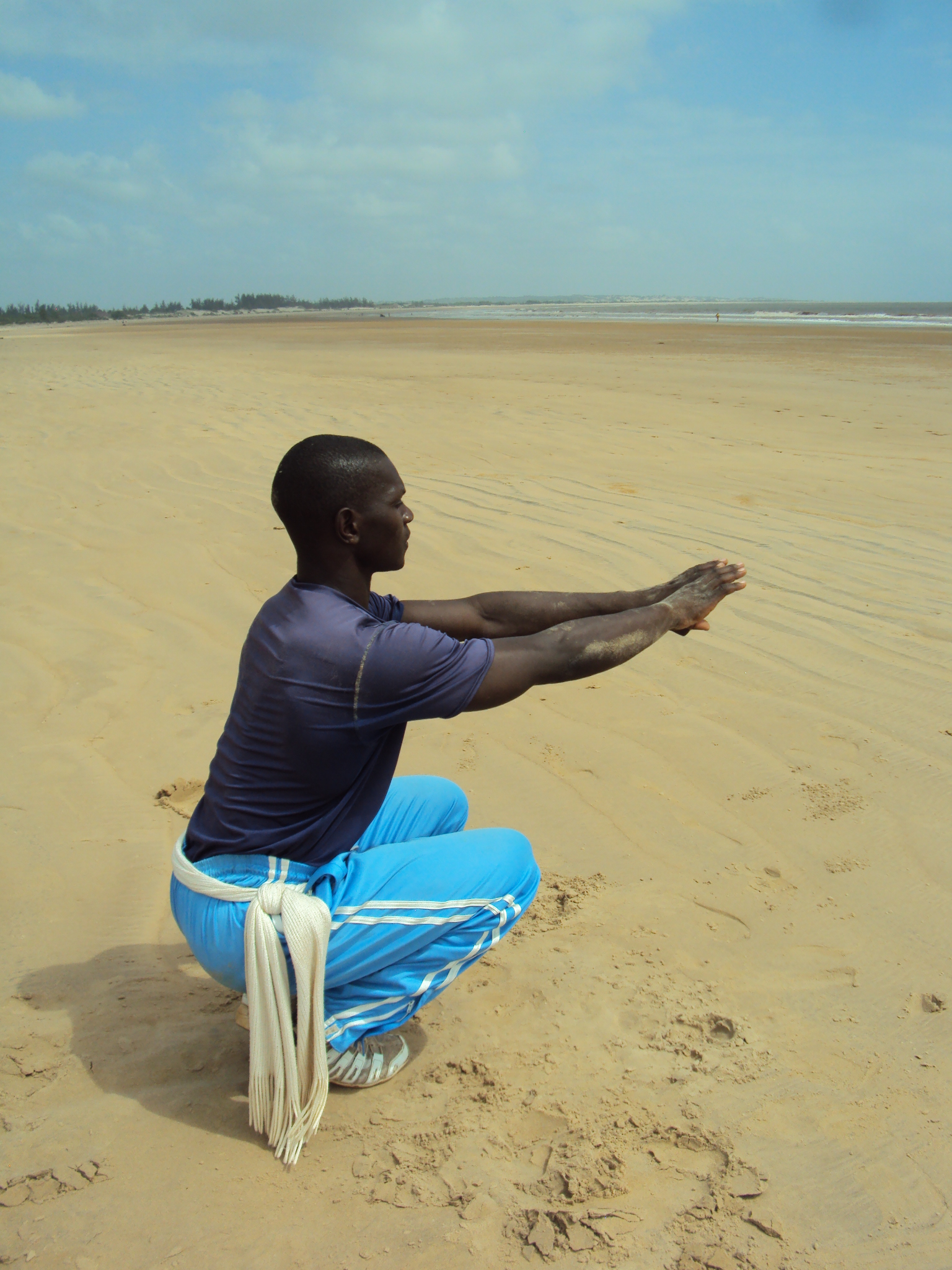 Yoga on the beach